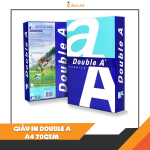 Giấy in Double A A4 định lượng 70gsm